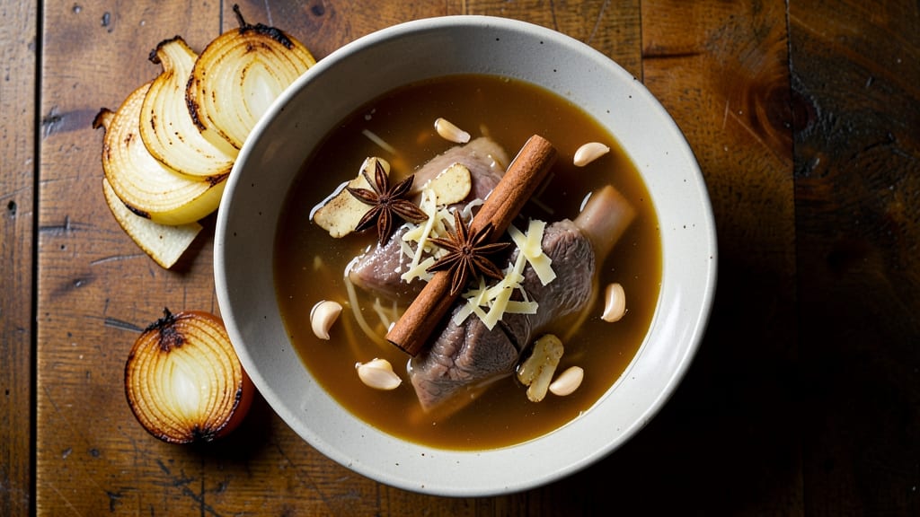 Beef Pho Soup Base Recipe: Star Anise and Cinnamon Depth Simmered Low