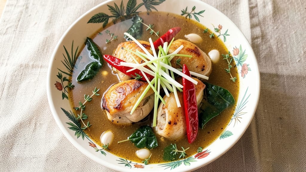 Bajan Chicken Soup Recipe: Jerk-Spiced Simmer With Callaloo and Dumplings