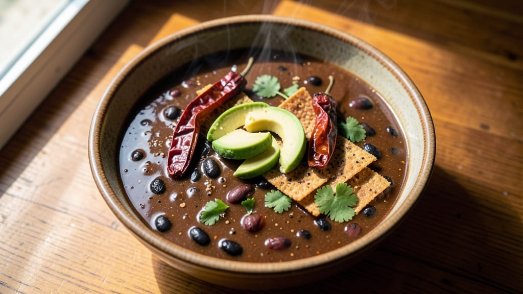 Authentic Mexican Black Bean Soup Recipe: Earthy Cumin and Chipotle Depth With Crispy Tortilla Topping
