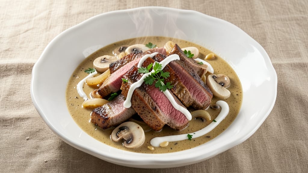 Beef Stroganoff Recipe With Cream of Mushroom Soup: Slow-Cooker Richness in One Pot