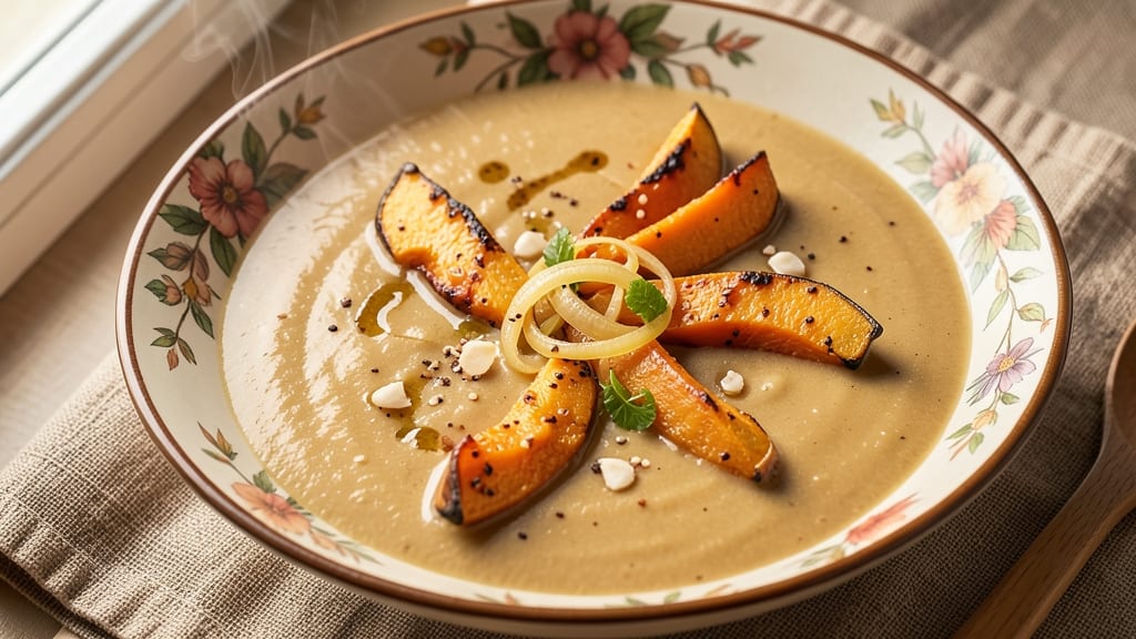 Acorn Squash and Coconut Milk Soup Recipe: Spiced Velvety Richness in One Pot