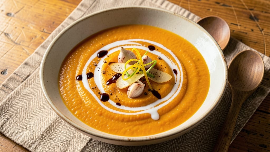 Asian Pumpkin Soup Recipe: Spiced Coconut Cream Velvety Warmth