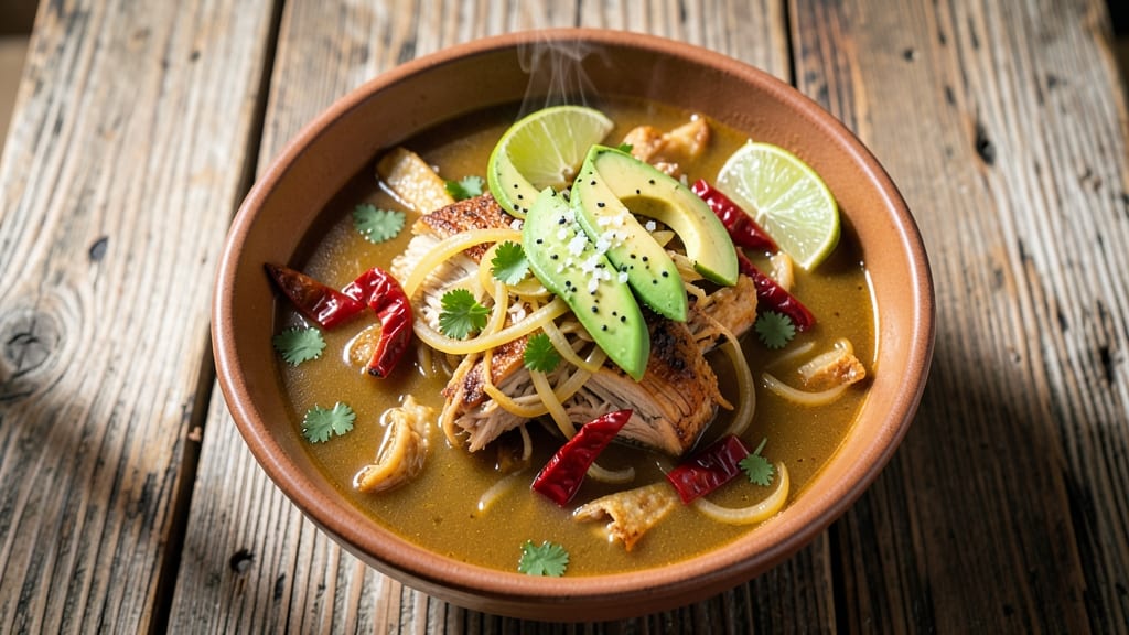 Authentic Mexican Chicken Tortilla Soup Recipe: Slow-Cooker Fiesta With Crispy Topping Magic