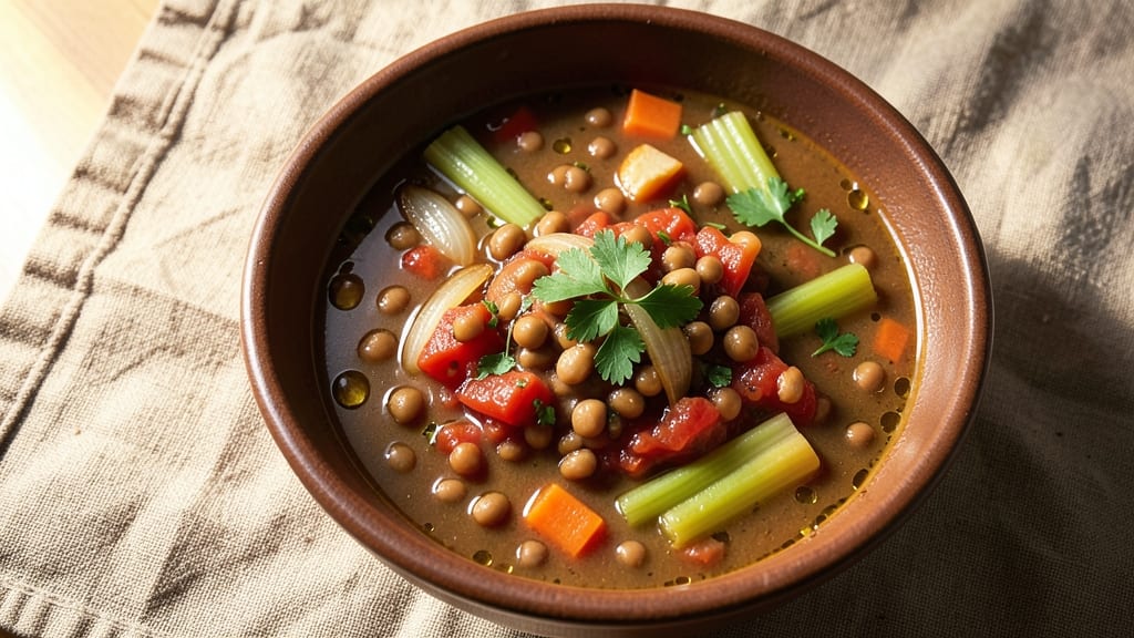 Bean Soup Recipe No Ham: Hearty Vegetable Velout With Celery Crown Crunch