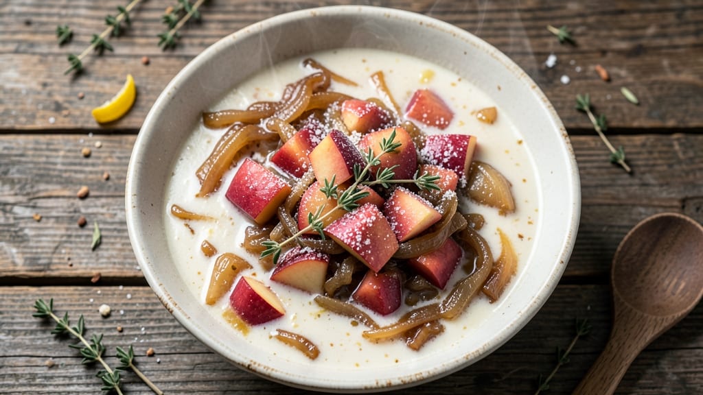 Apple and Onion Soup Recipe: Caramelized Sweetness With Crispy Topping Magic