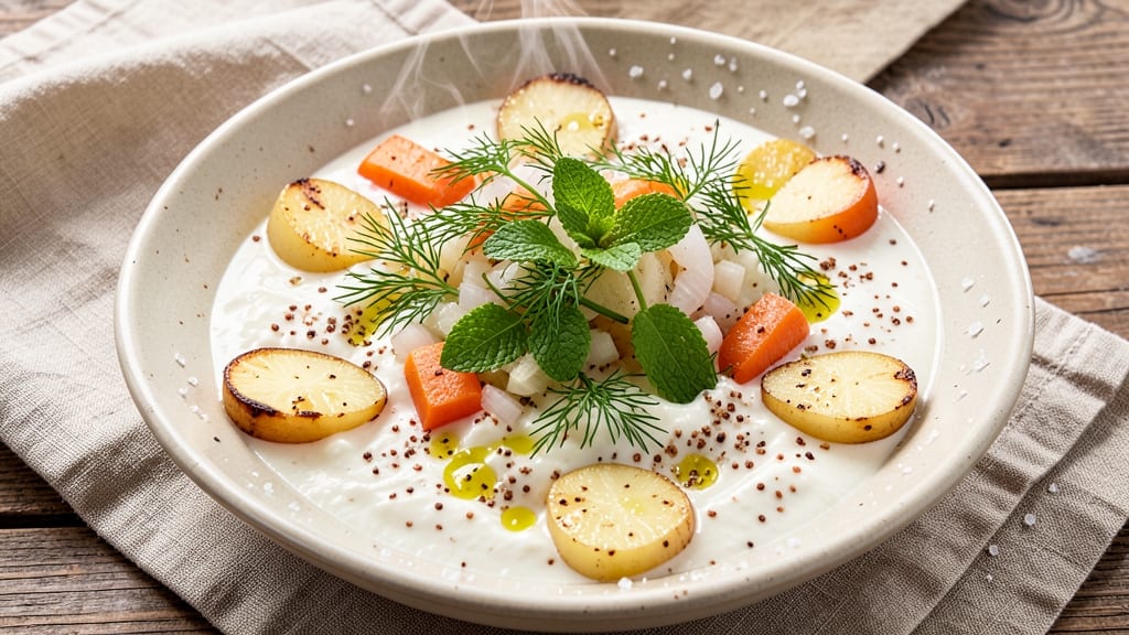 Armenian Yogurt Soup Recipe: Tart-Dairy Balance With Fresh Mint and Dill