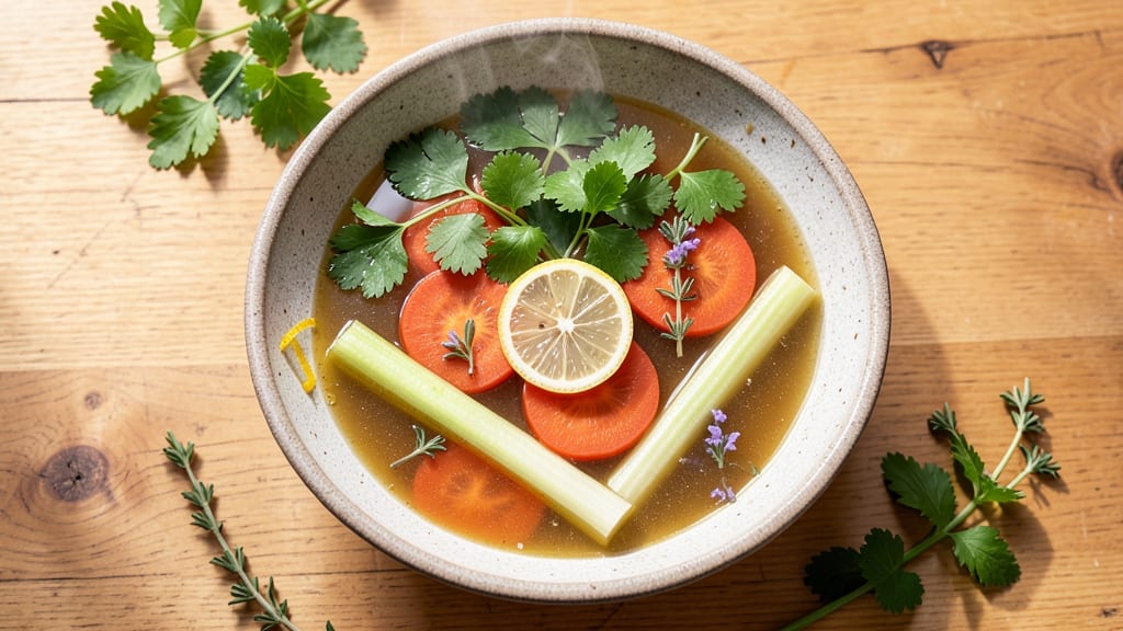 5-Day Soup Fast Recipe: Cleansing Herb Velout With Celery Crown Crunch