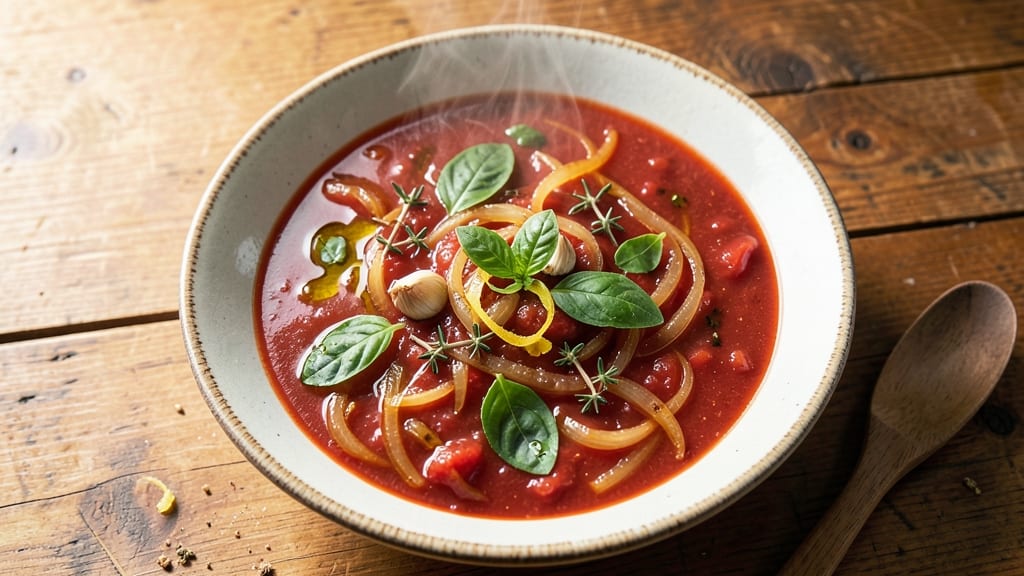 Best Ever Homemade Tomato Soup Recipe: Velvety Silky Texture With Fresh Herb Brightness