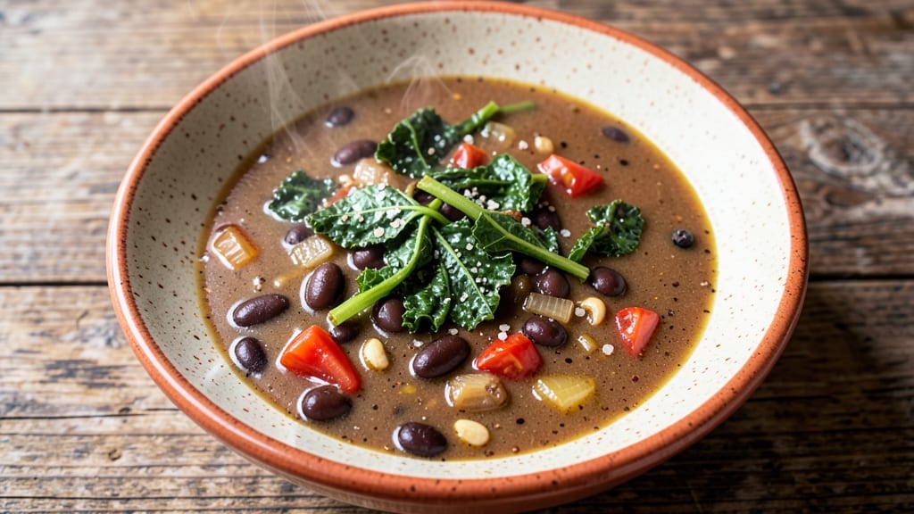 Black Bean and Kale Soup Recipe: Protein-Packed Heartiness in One Pot