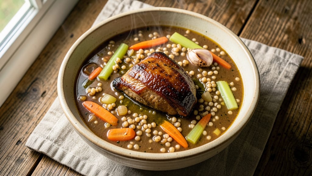 Beef Shank and Barley Soup Recipe: Slow-Simmered Richness With Meat That Melts