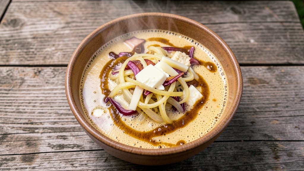 Biergarten Beer Cheese Soup Recipe: Brewed With Malty Depth and Gruyere Crunch