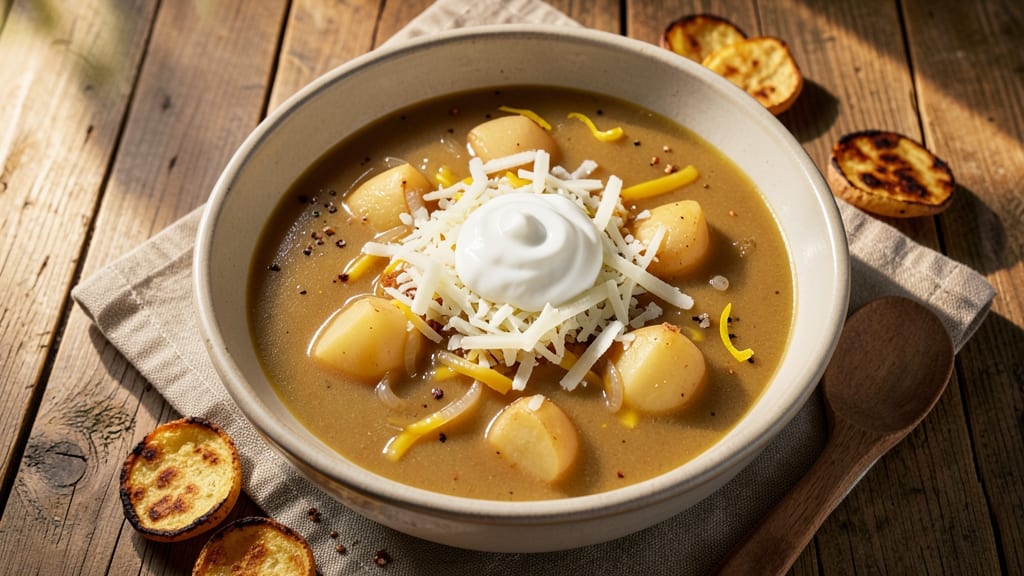 Baked Potato Soup Recipe With Chicken Broth: Rich, Smoky Depth From Slow-Simmered Roots