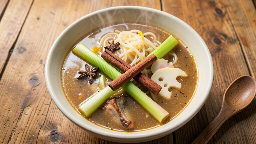 Asian Noodle Soup Broth Recipe: Fragrant Lemongrass-Galangal Base With Silky Rice Noodles