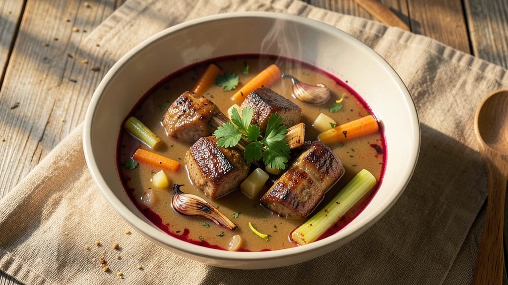 Beef Shank Soup Slow Cooker Recipe: Deep Umami Richness With Fall-Apart Meat