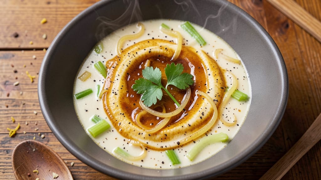 Best Rated Soup Recipe: Velvet-Smooth Velouté With Crispy Celery Crowns