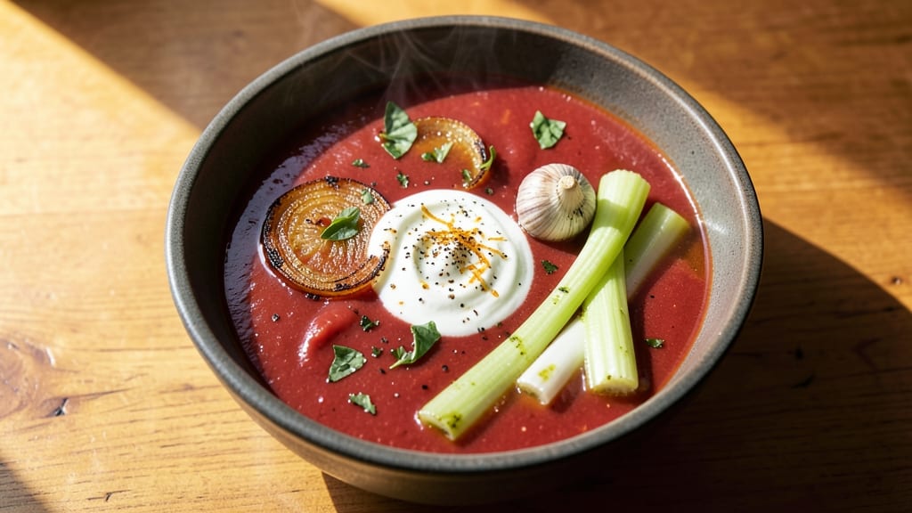 Best Tomato Soup Recipe Ever: Velvety Texture With Hidden Celery Crown Crunch