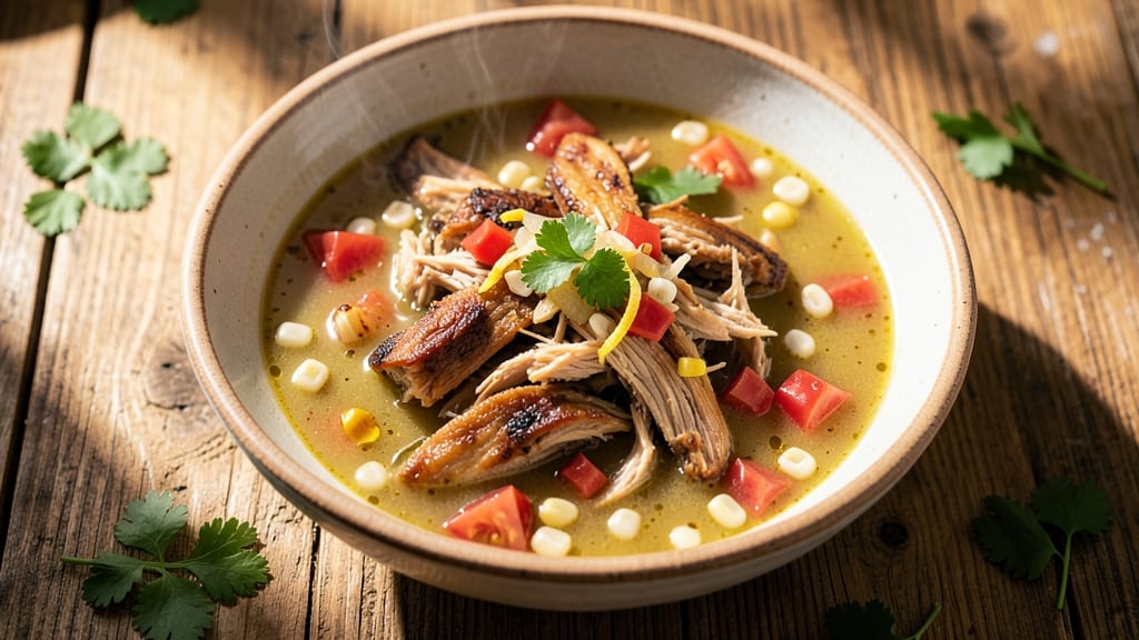 Amy Roloff Chicken Tortilla Soup Recipe: Crispy Tortilla Crowns Over Smoky Tomato Base