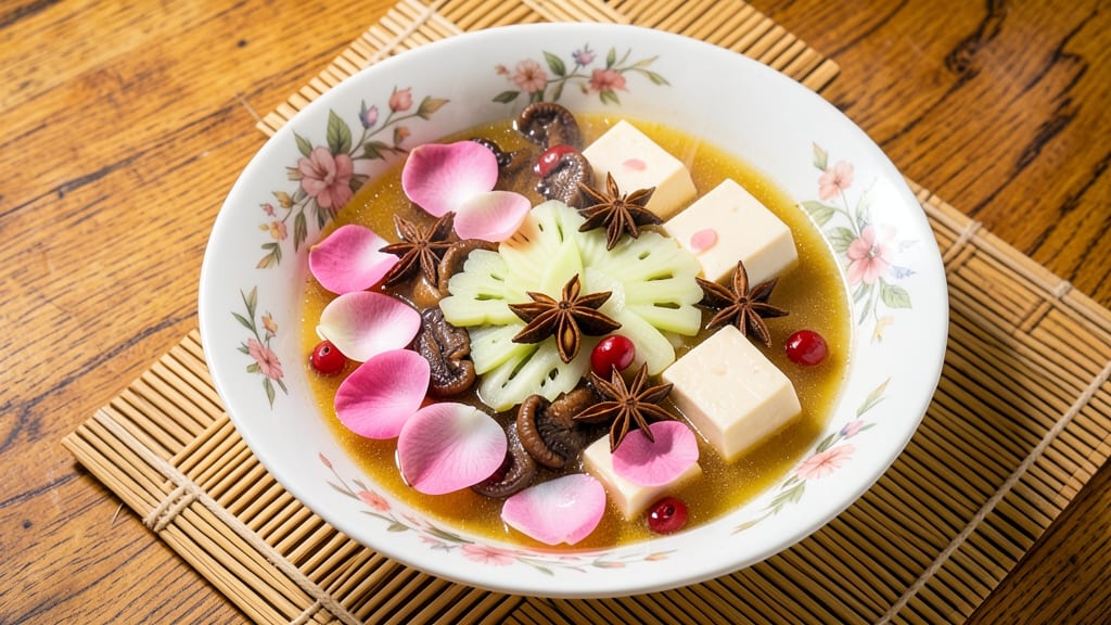 Ba Wang Hua Soup Recipe: Fragrant Rosebud Infusion With Silky Noodles