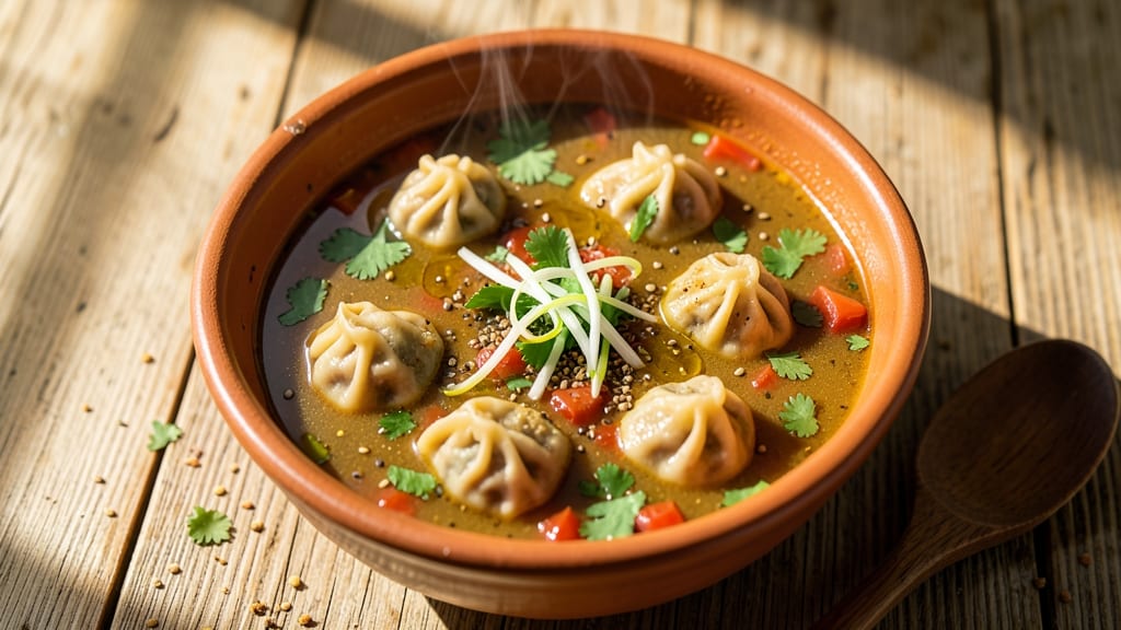Armenian Manti Soup Recipe: Dumplings in Spiced Lamb Broth