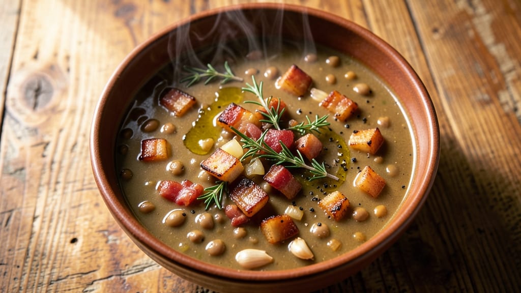 Bertucci's Lentil Soup Recipe: Smoky Bacon and Caramelized Onion Depth