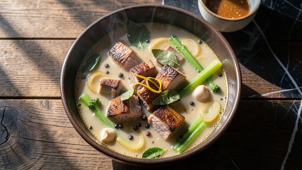 Atama Soup Recipe: Slow-Simmered Celery Crowns Over Fragrant Herb Broth
