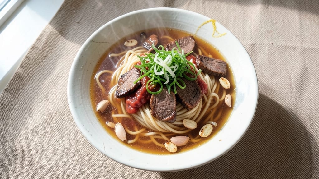 Beef Soba Noodle Soup Recipe: Umami-Packed Broth with Chewy Noodles