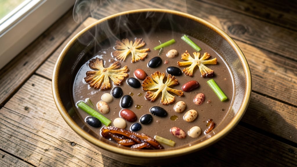 Slow Cooker 9 Bean Soup Recipe: Herb-Infused Depth With Crunchy Celery Crowns