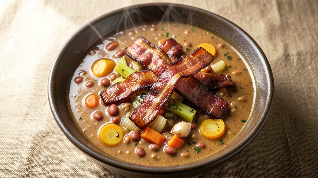 Bacon Red Lentil Soup Recipe: Smoky Crunch Meets Hearty Umami Depth