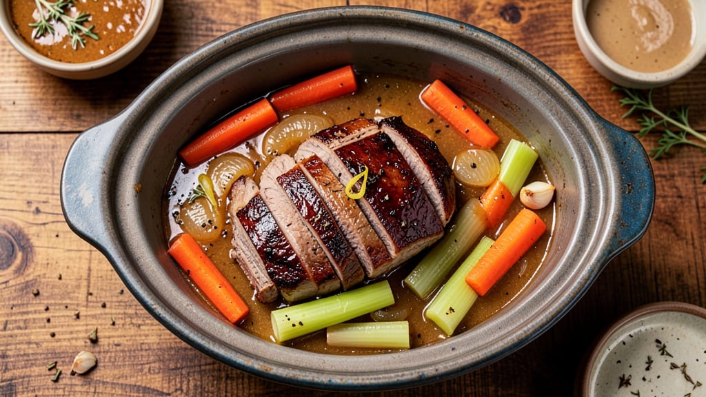 Lipton Soup Pot Roast Recipe Crock Pot: Slow-Cooked Richness With Celery Crown Crunch