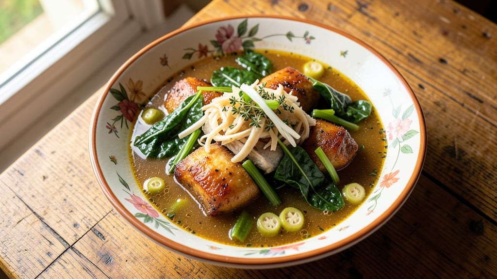 Bajan Callaloo Soup Recipe: Herb-Infused Comfort With Okra and Dumplings